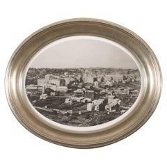 Oval Framed Photograph of Mineral Point, Wisconsin, c. 1850-75