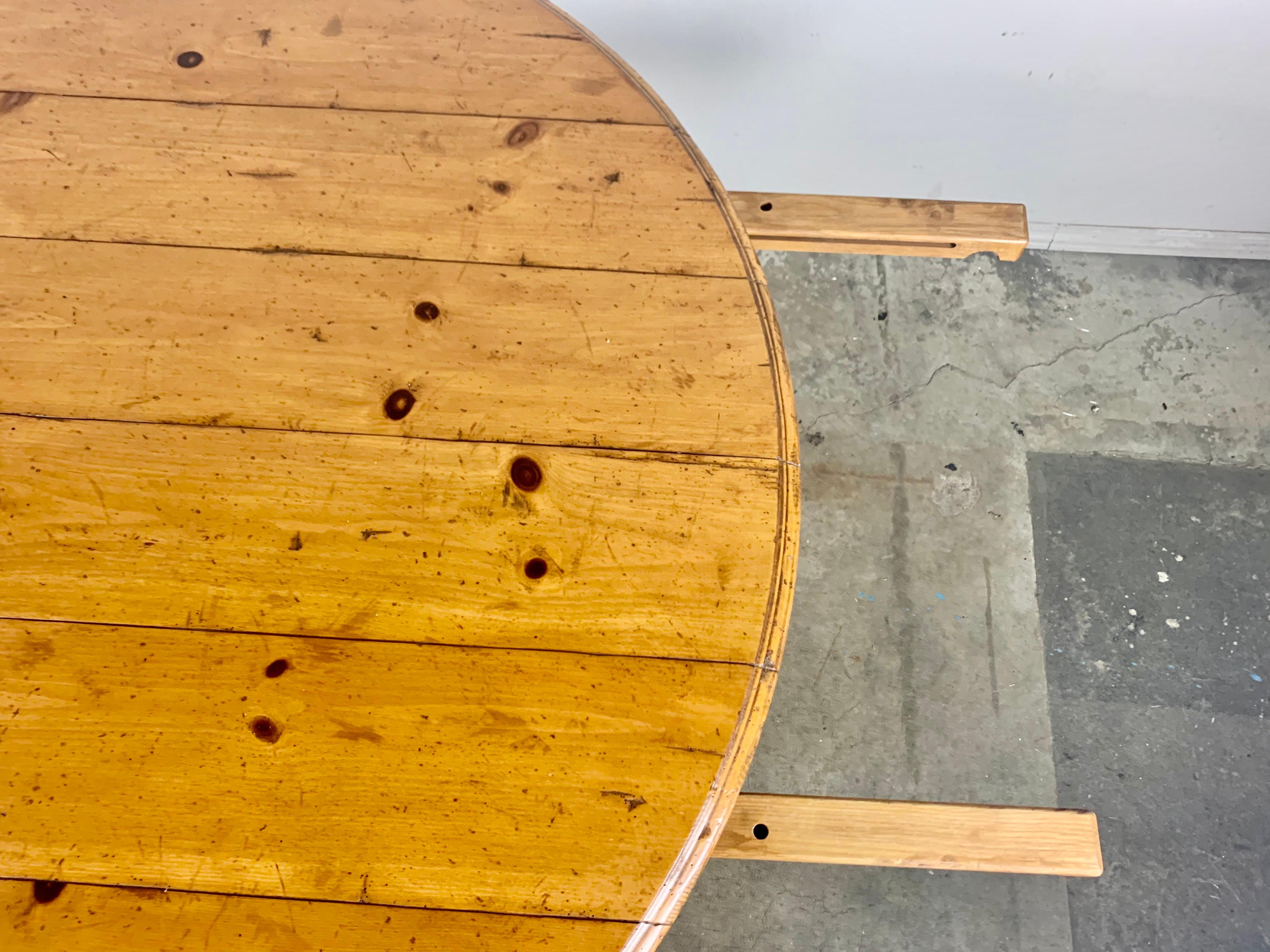 Oval French country Style Dining Table with Leaf by Guy Chaddock 4