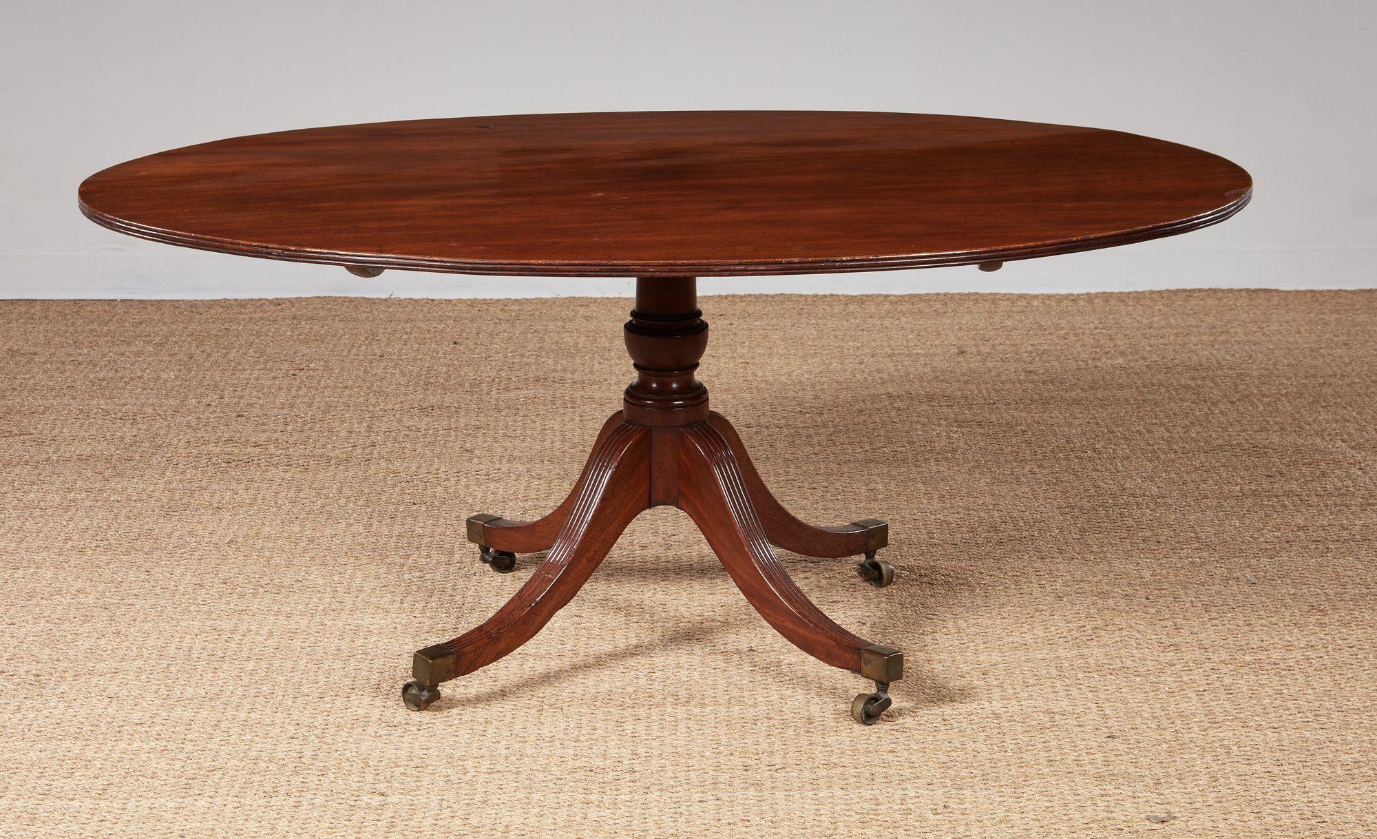 19th Century Oval George III Breakfast Table For Sale