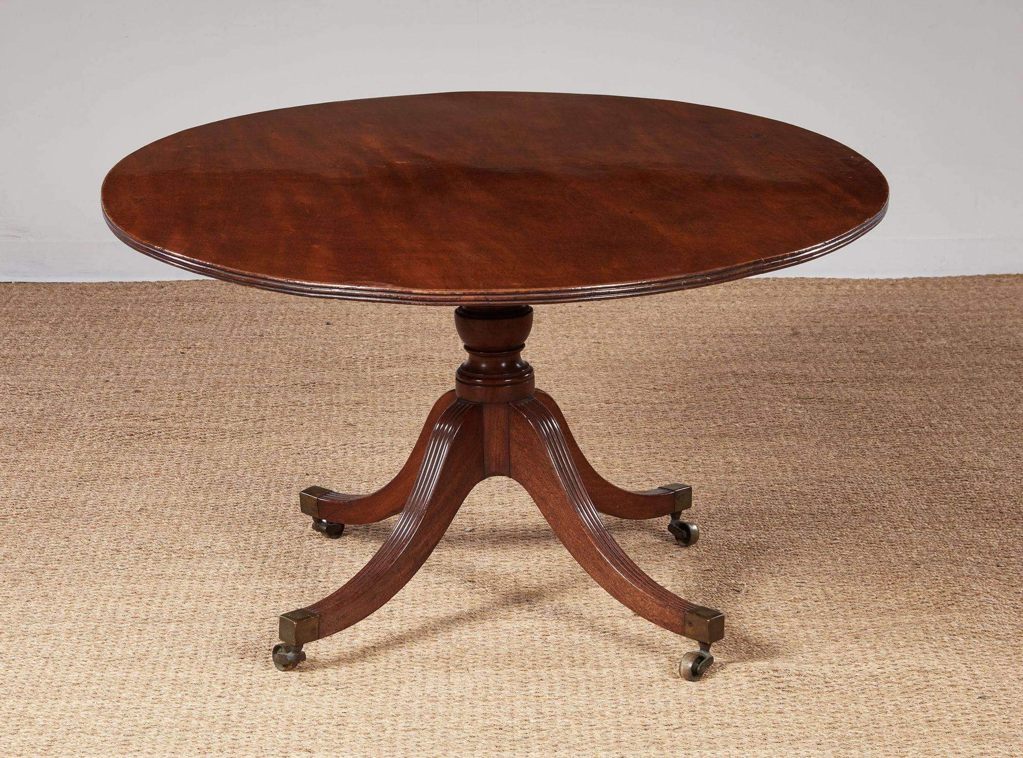 Mahogany Oval George III Breakfast Table For Sale
