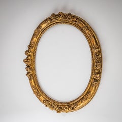 Oval Gilt Louis XV Stucco Frame, France, 18th Century
