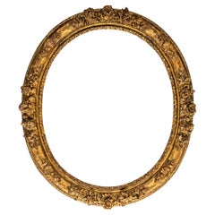 Oval Gilt Louis XV Stucco Frame, France, 18th Century