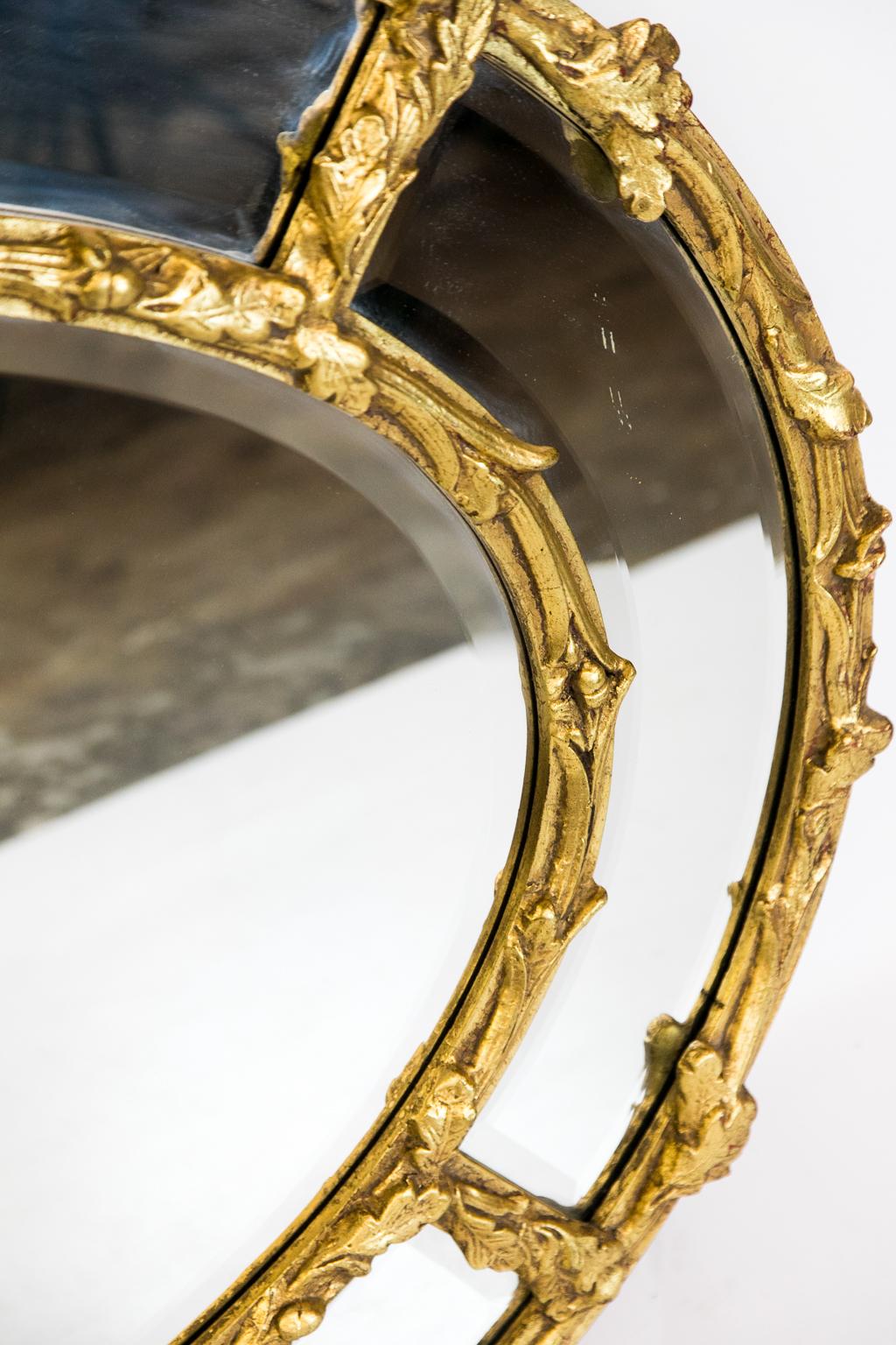 American Oval Gold Mirror