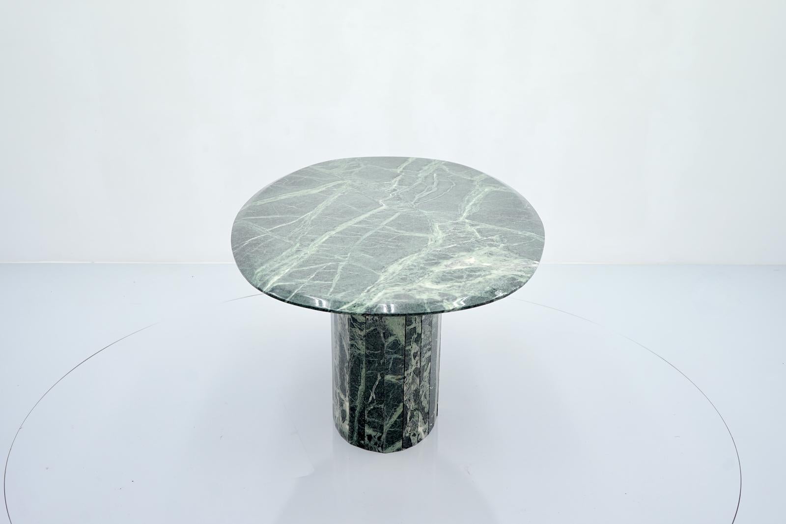 light green marble table