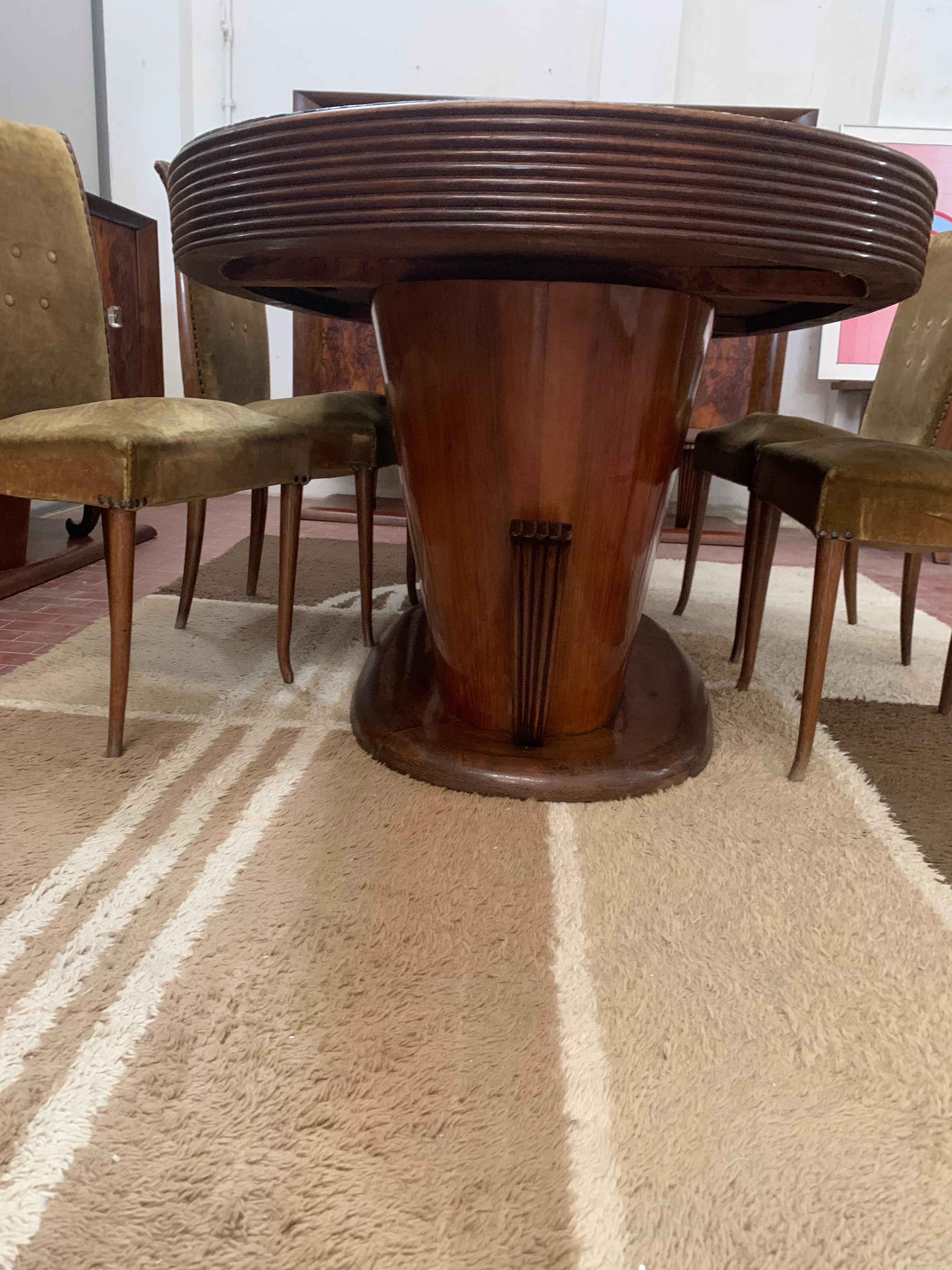 Oval Grissinato Edge Table with Green Alpi Marble Top from Premuda Lissone Milan For Sale 6