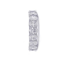 1,70 Karat Ovaler halber Eternity-Ring 14K Gold