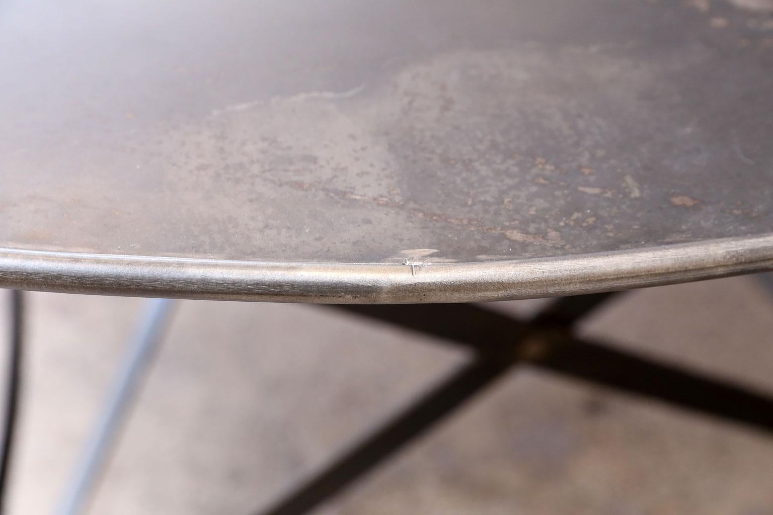 Oval Hand Forged Steel Table 2