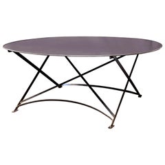 Oval Hand Forged Steel Table