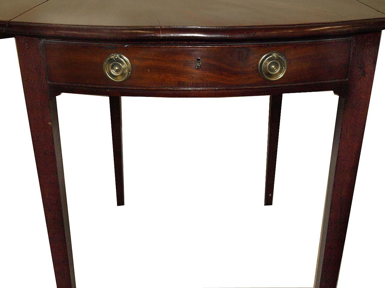 Oval Hepplewhite Pembroke Table For Sale 1