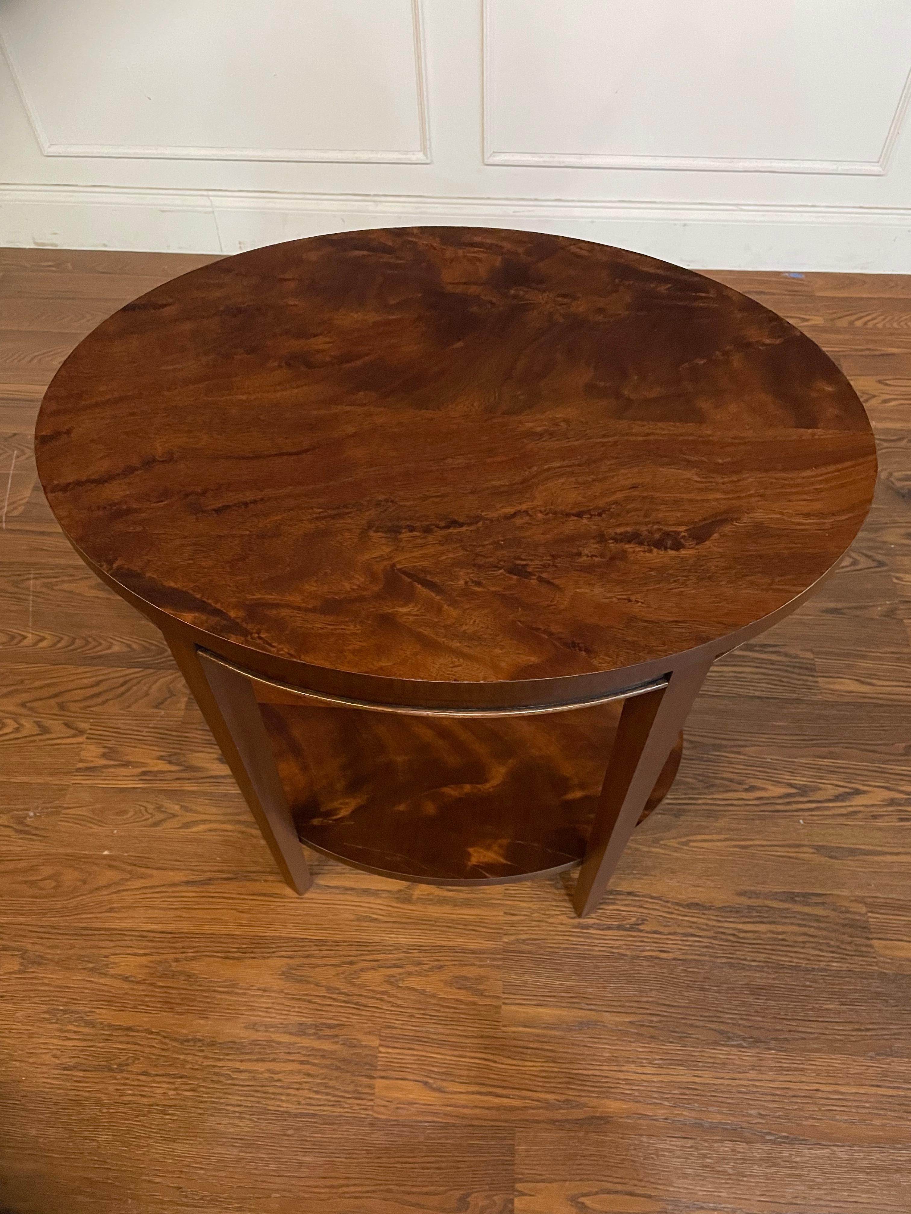 Oval Hepplewhite Style Mahogany Side Table For Sale 1