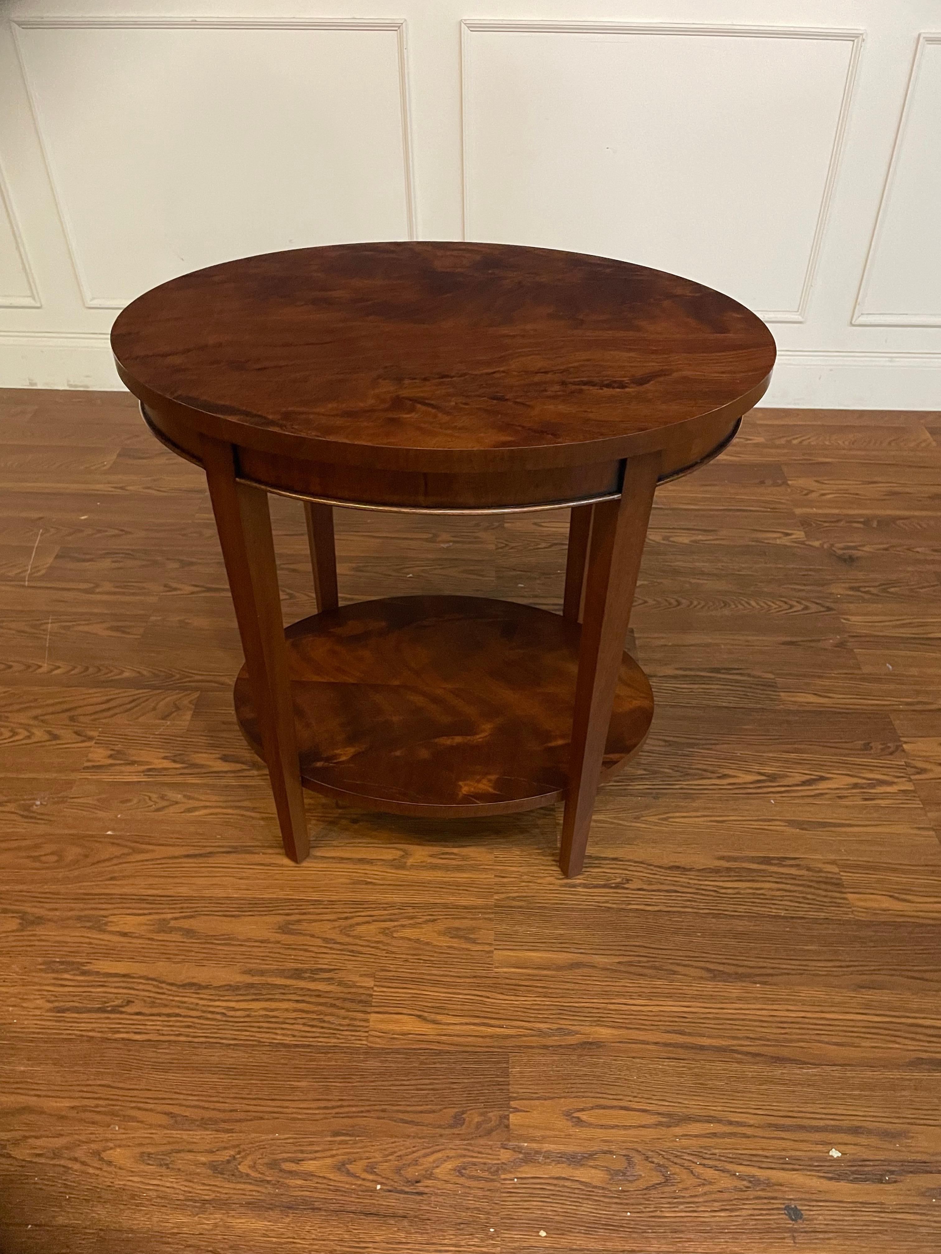 Oval Hepplewhite Style Mahogany Side Table For Sale 2