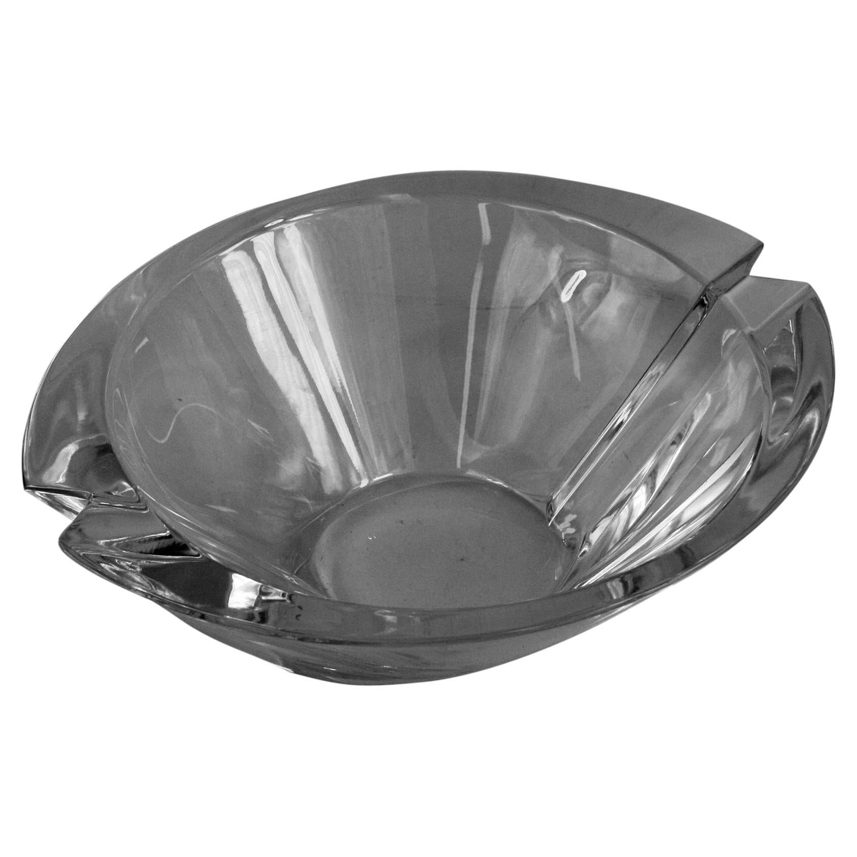 Oval Lead Crystal Bowl