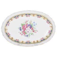 Oval Limoges Porcelain Serving Dish, Portugal