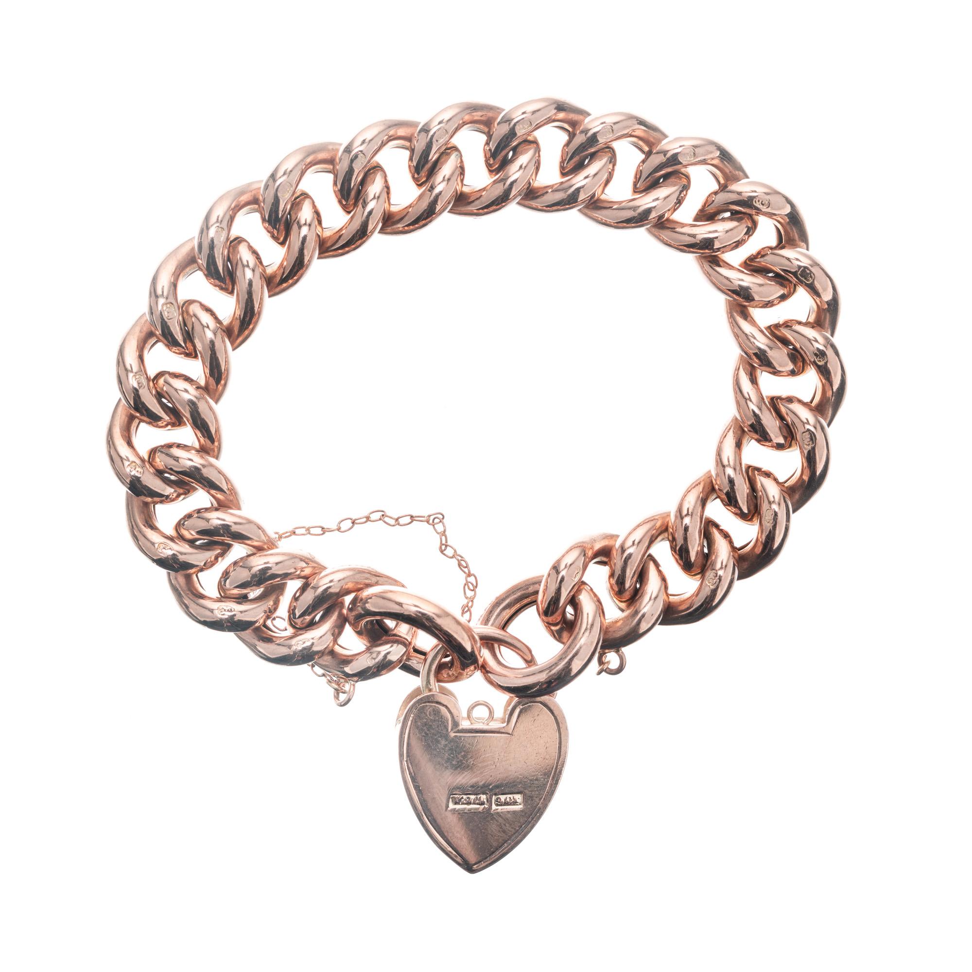 rose gold clasp bracelet