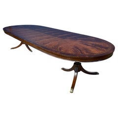Oval Mahogany Dining Table by Leighton Hall - Made To Order