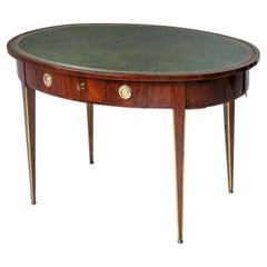 Oval Mahogany Writing Desk, circa 1800