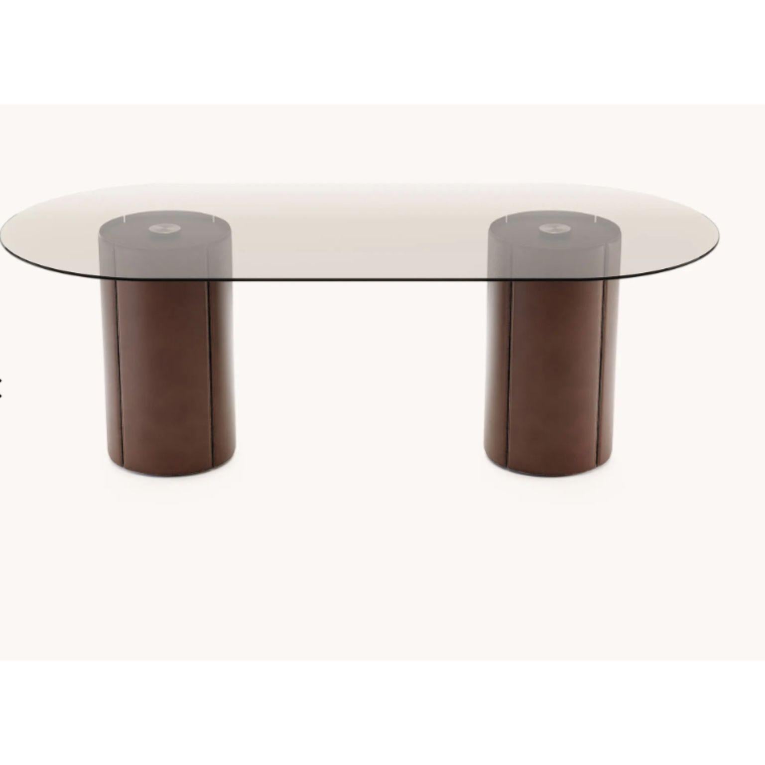 Portuguese Oval Mano Dining Table by Domkapa For Sale