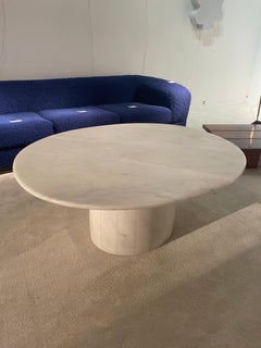 Oval Marble Coffee Table