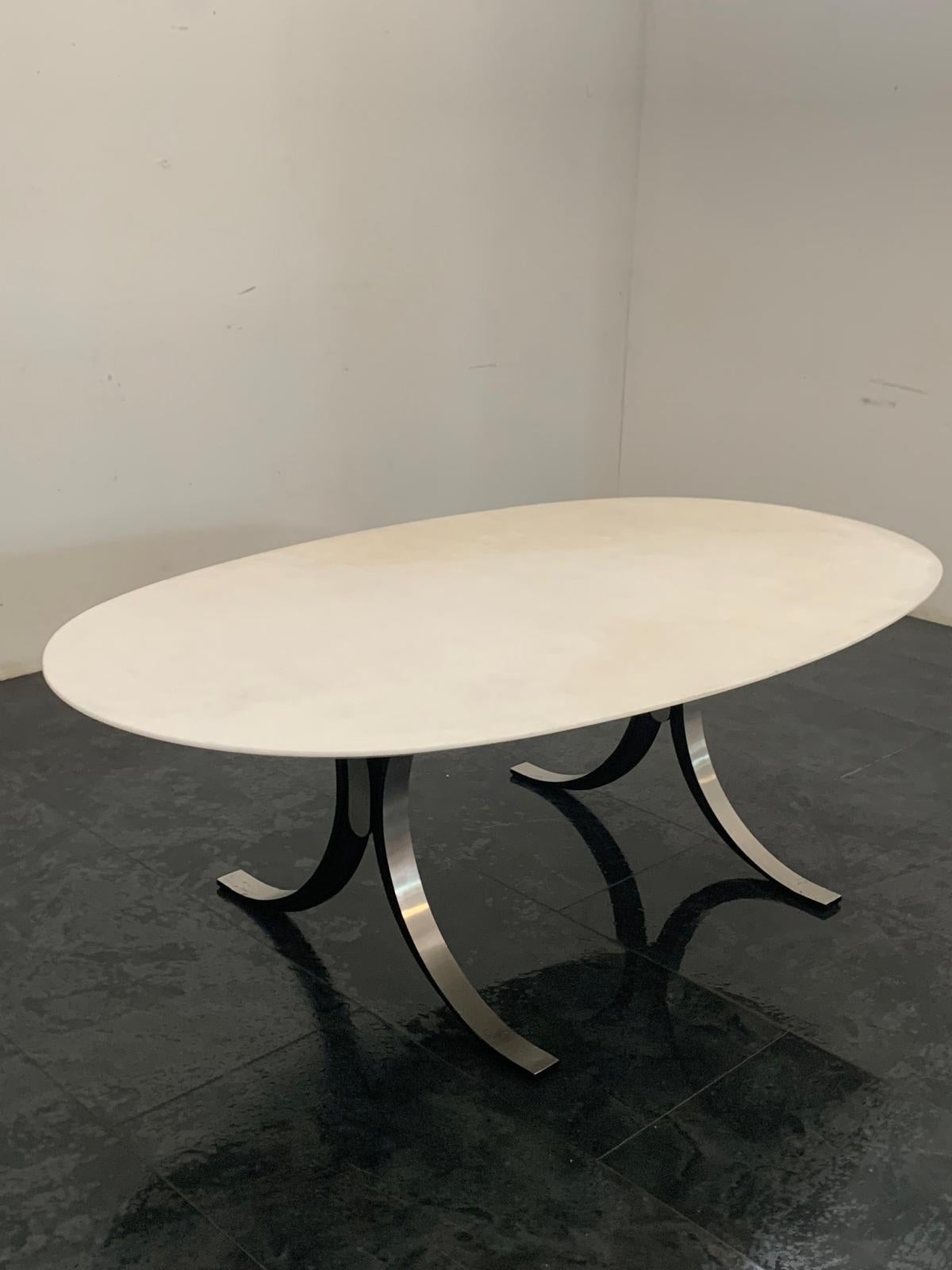 Mid-Century Modern Table ovale d'Osvaldo Borsani et Eugenio Gerli, 1960 en vente