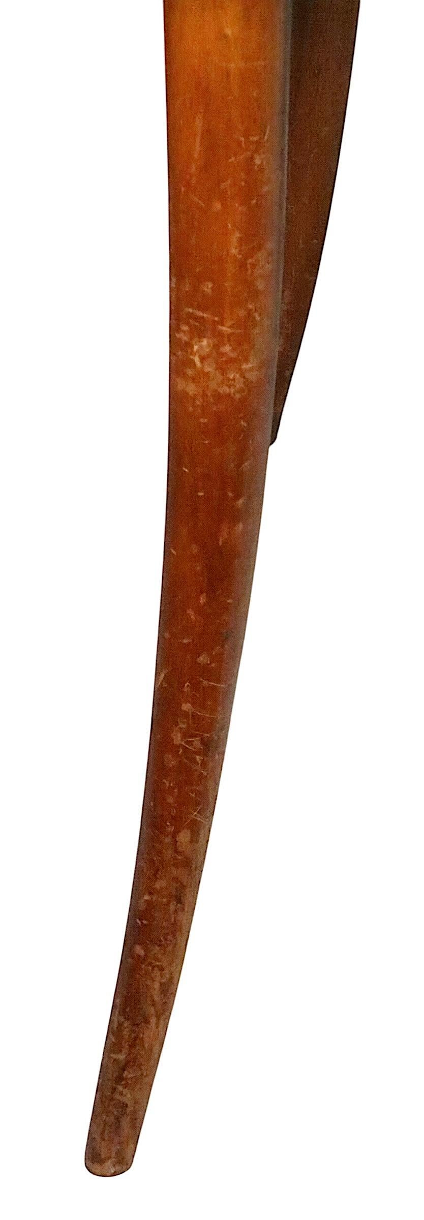 Tavolo da pranzo ovale allungabile del metà del secolo scorso con gambe in Klismos  da Harvey Probber in vendita 12