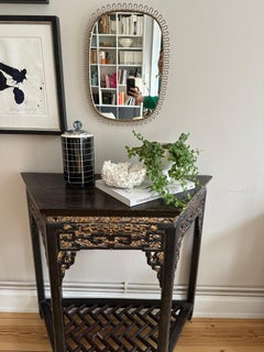 Oval Mid Century Spiegel by Joseph Frank Für Svenskt Tenn