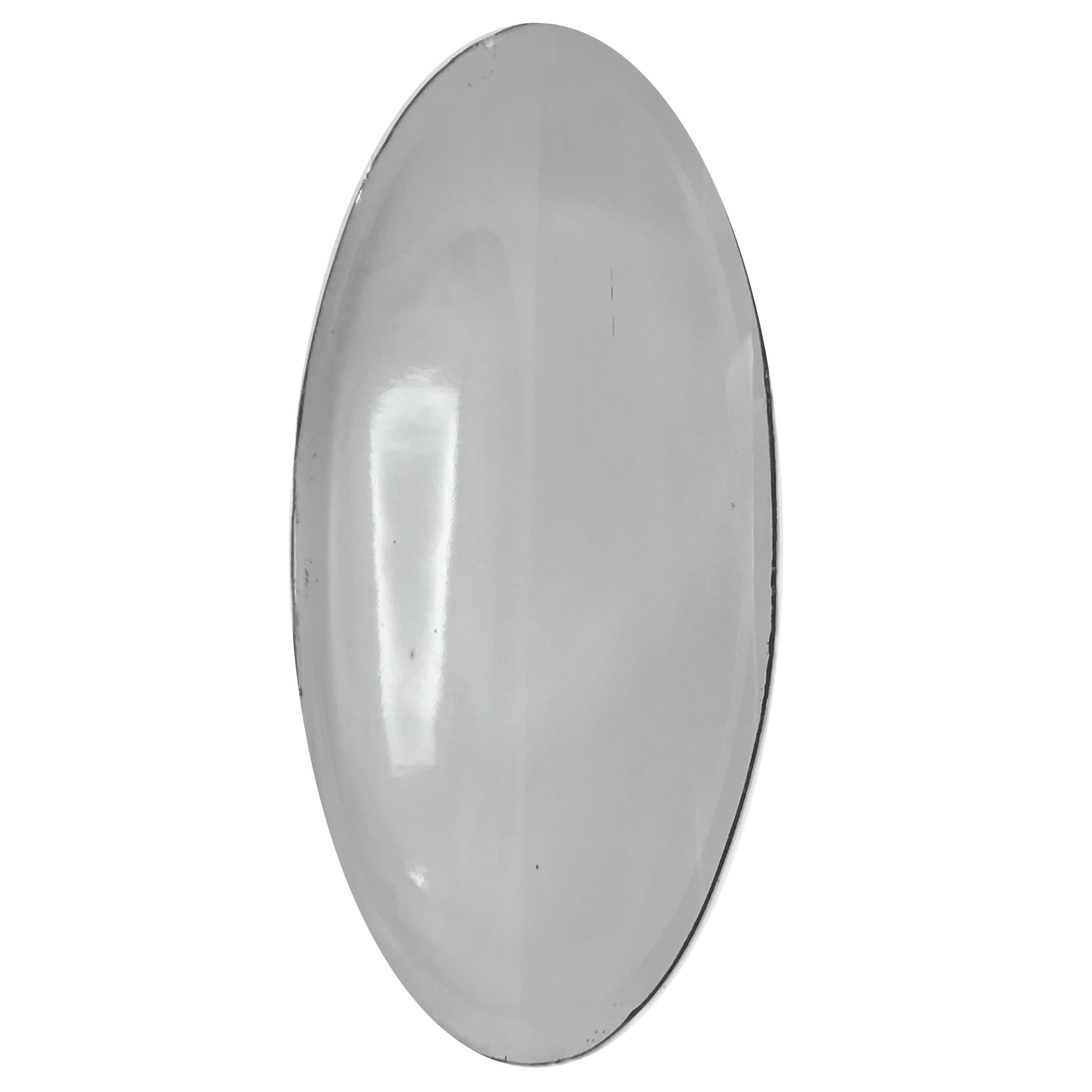 Oval Mirror by Luigi Fontana before Fontana Arte Palermo, Signed and Dated 1927 In Good Condition In Roma, IT