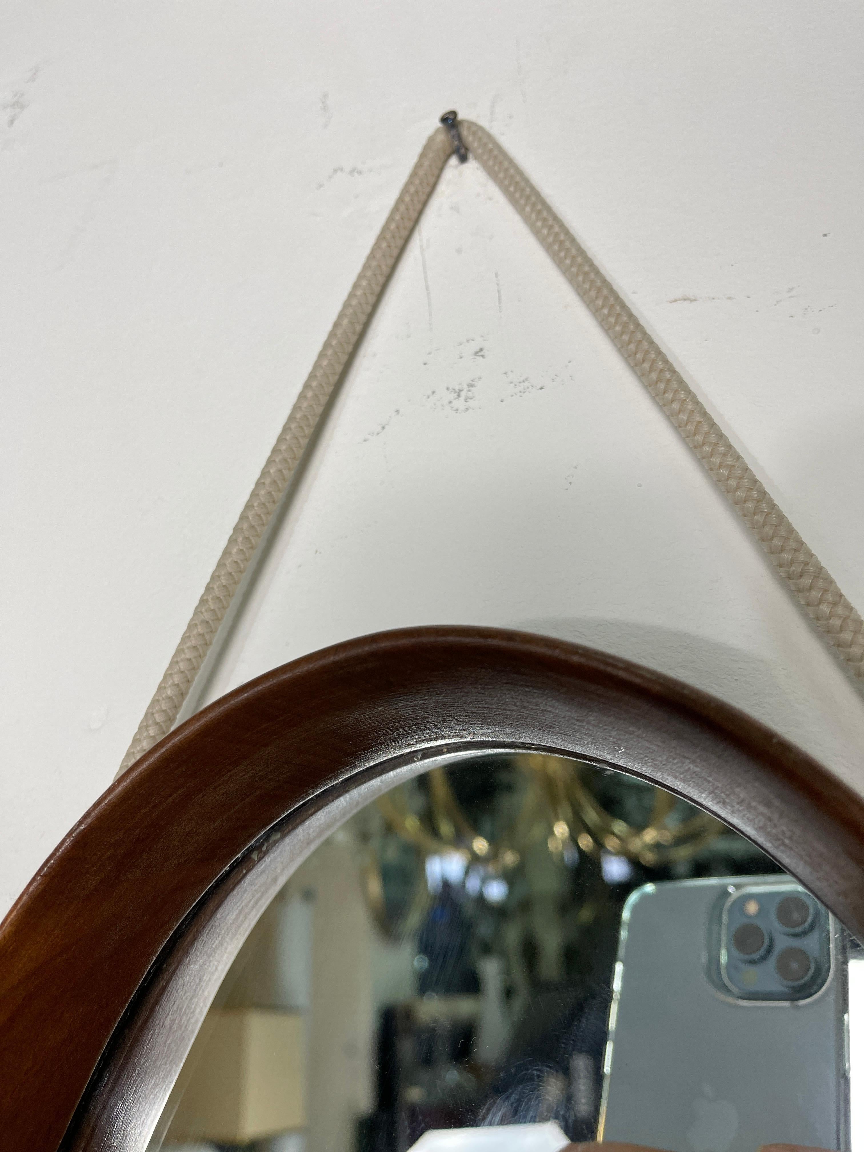 Late 20th Century Oval Mirror