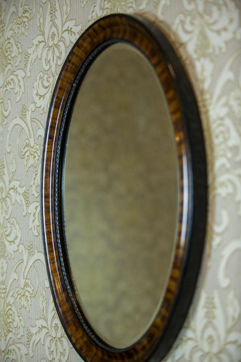 European Oval Mirror from the 1930s
