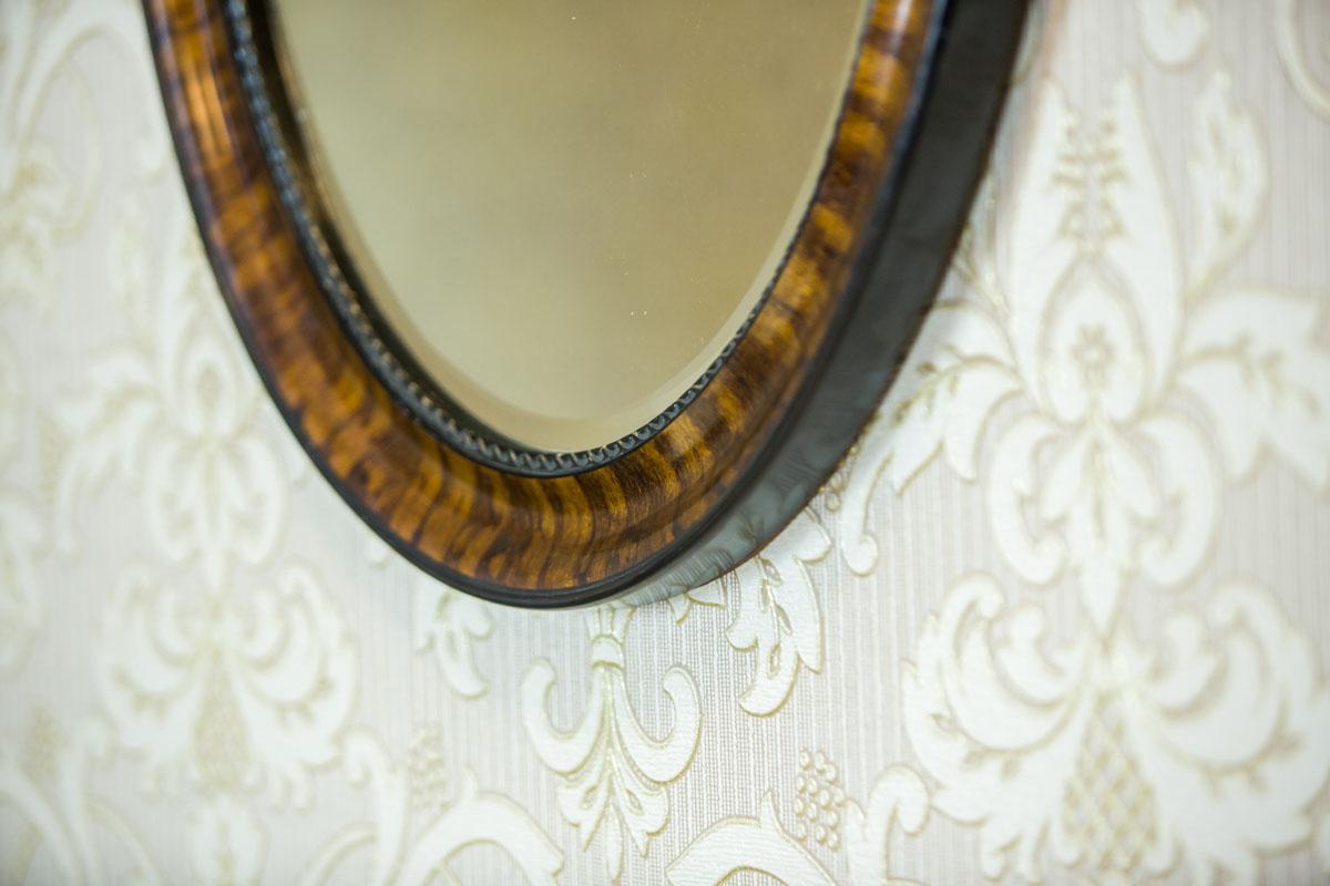 Mid-20th Century Oval Mirror from the 1930s