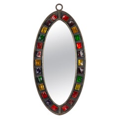 Used Oval Mirror from the 1960s