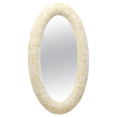 Specchio ovale con intarsio in osso, Callison Mirror