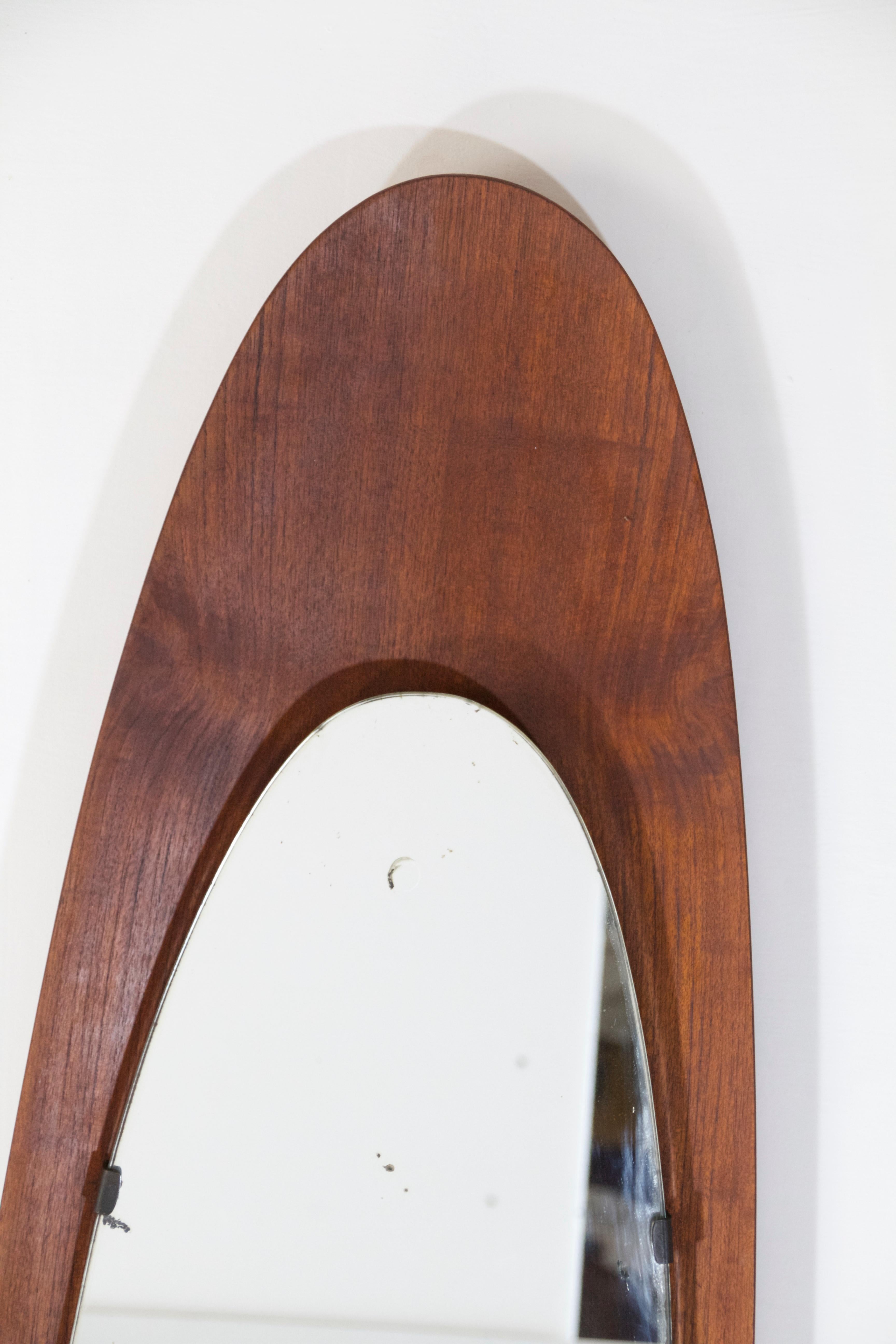 Italian Oval Mirror by Campo e Graffi, Italy For Sale