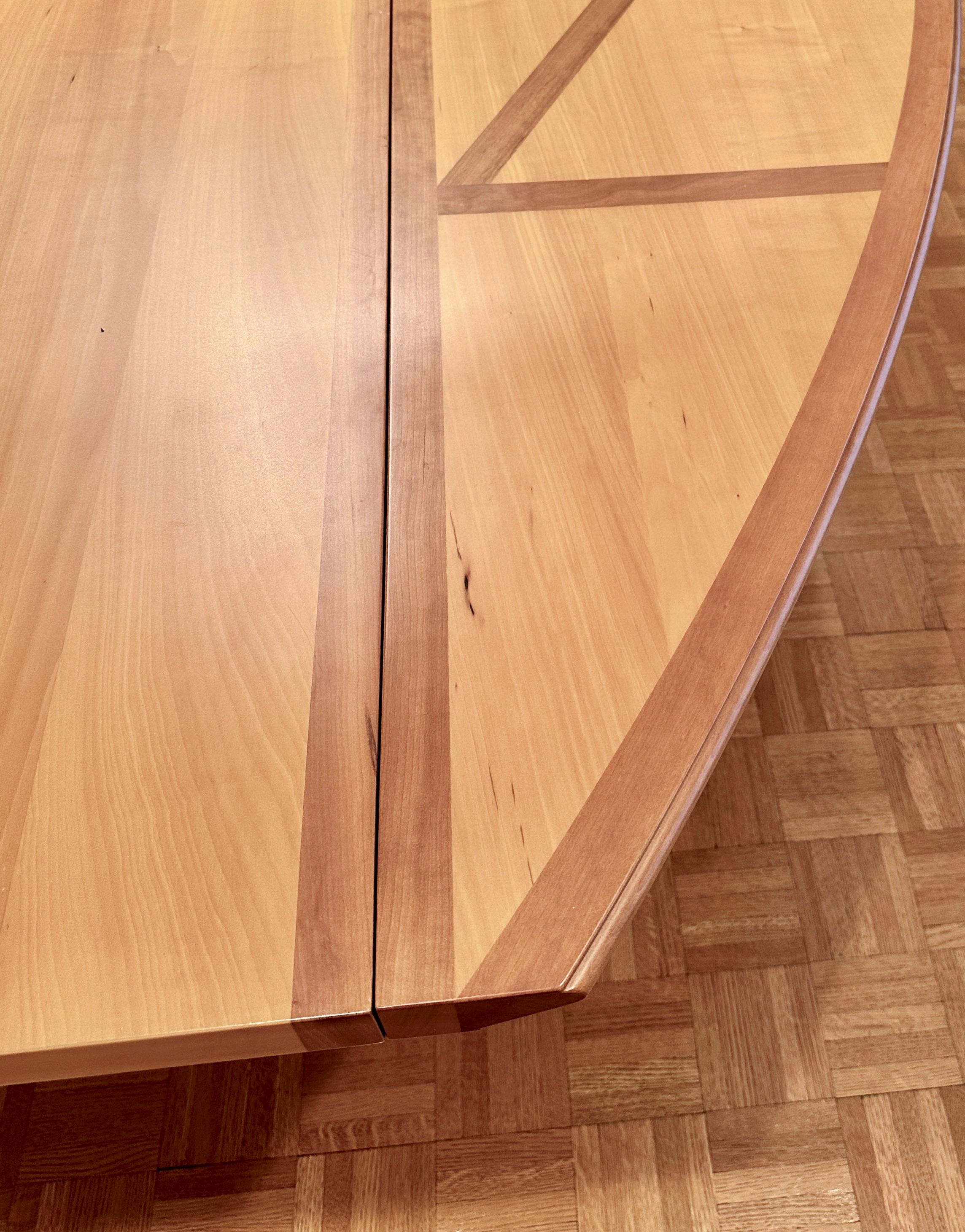 Table de salle à manger ovale moderne, Affusoalato, d'Adolfo Natalini pour Driade en vente 3