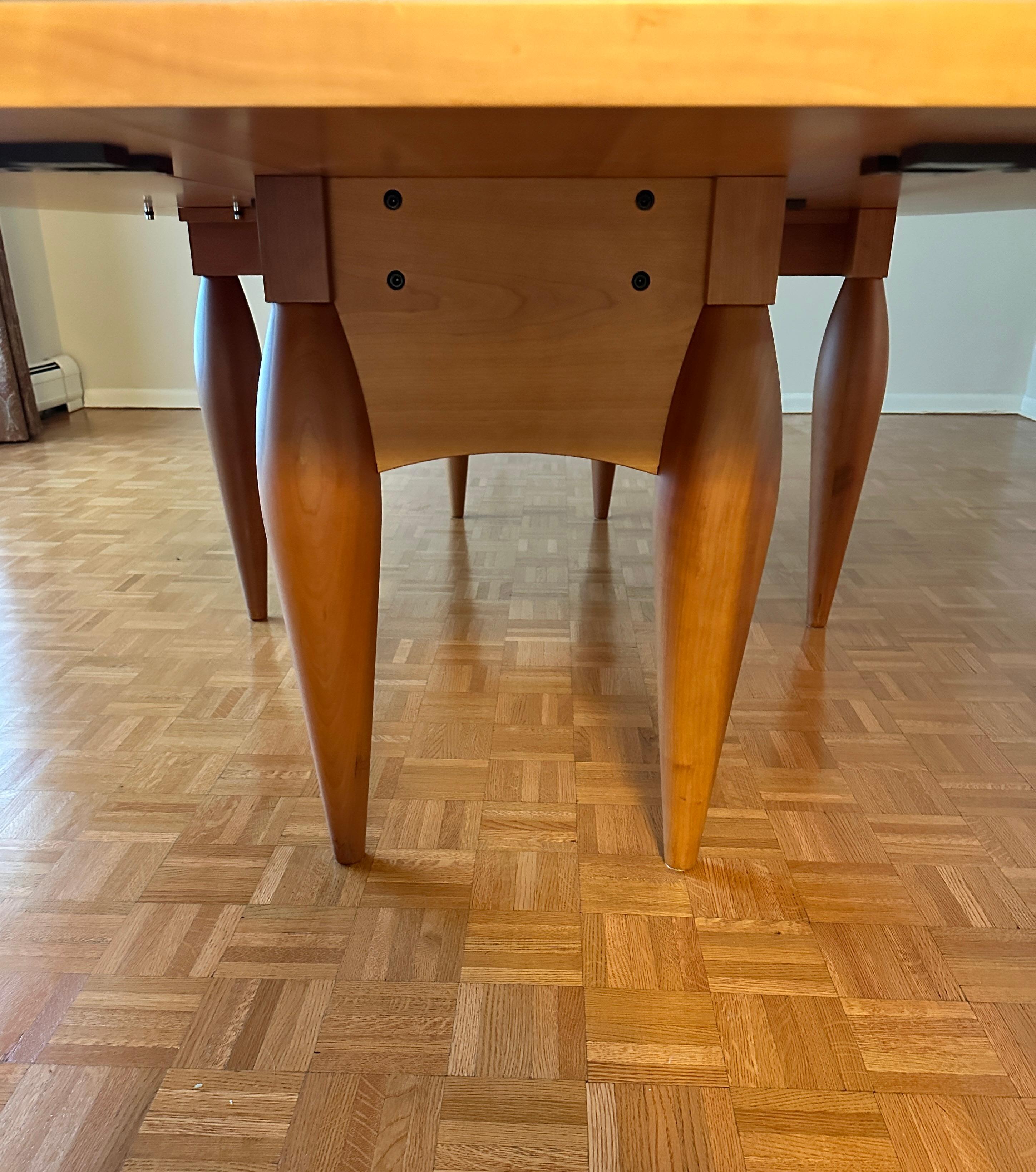 Table de salle à manger ovale moderne, Affusoalato, d'Adolfo Natalini pour Driade en vente 4