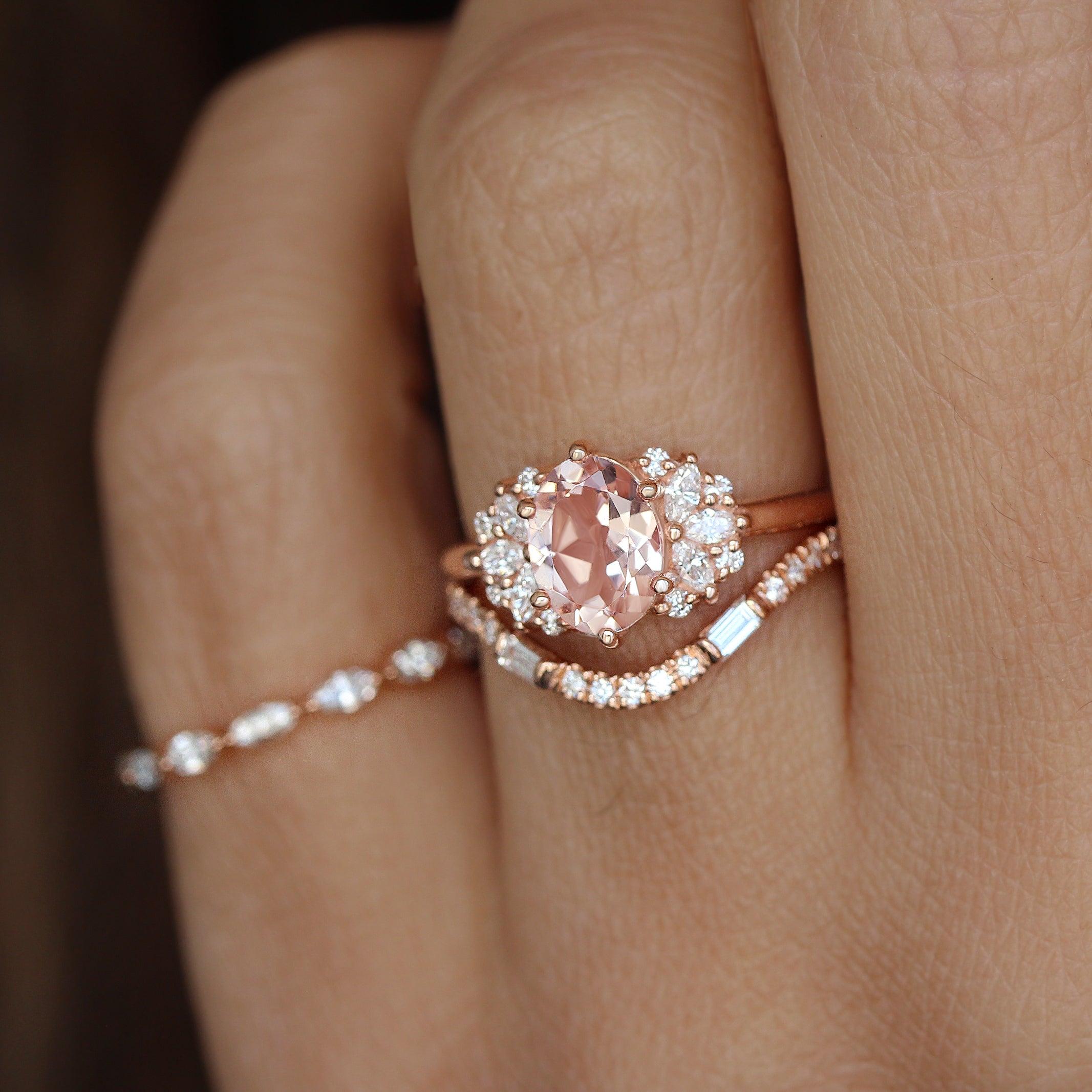 dainty marquise engagement ring