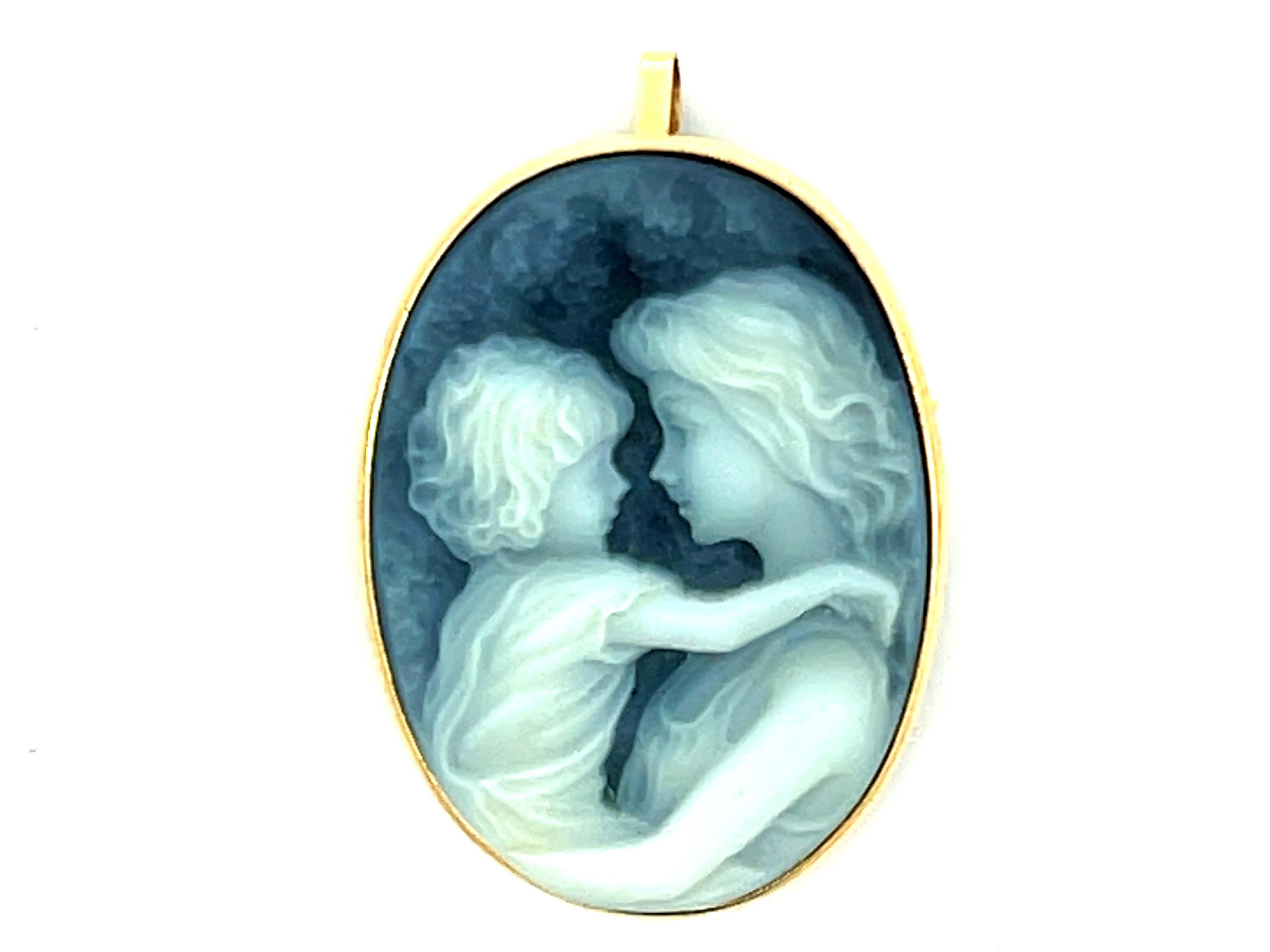 cameo mother and child