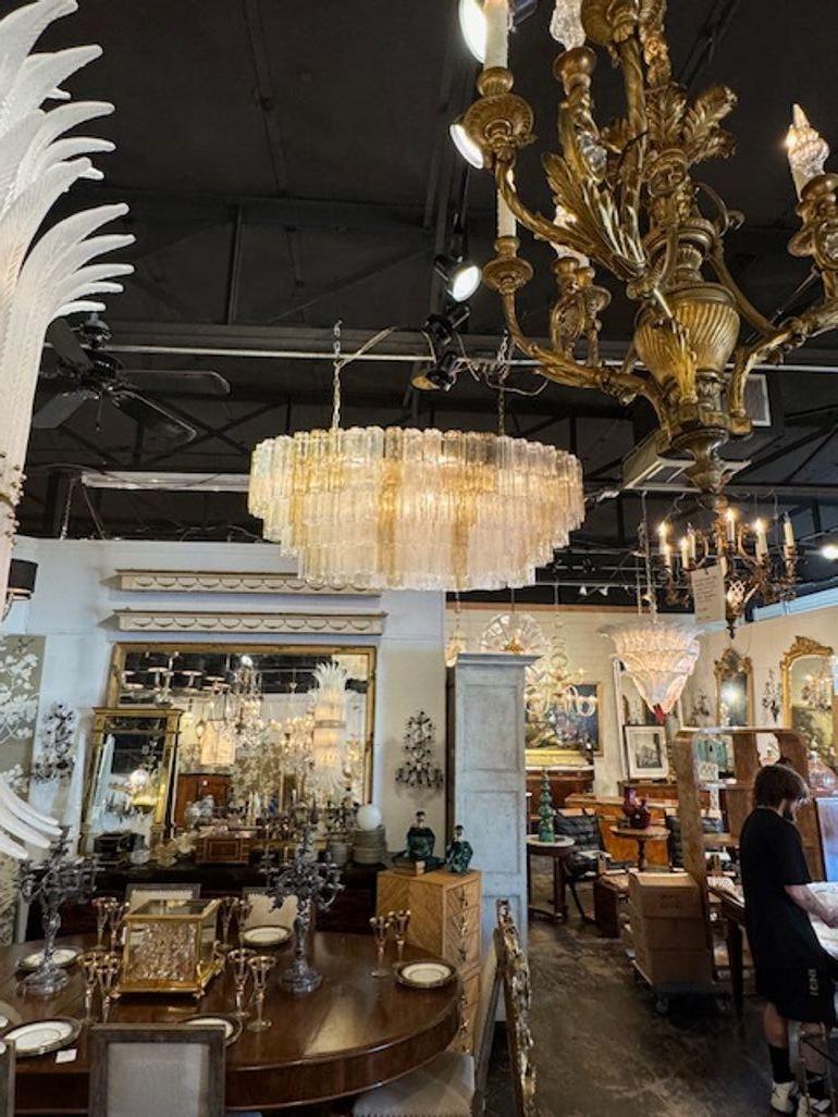 Lustre ovale Murano Tronchi en vente 3