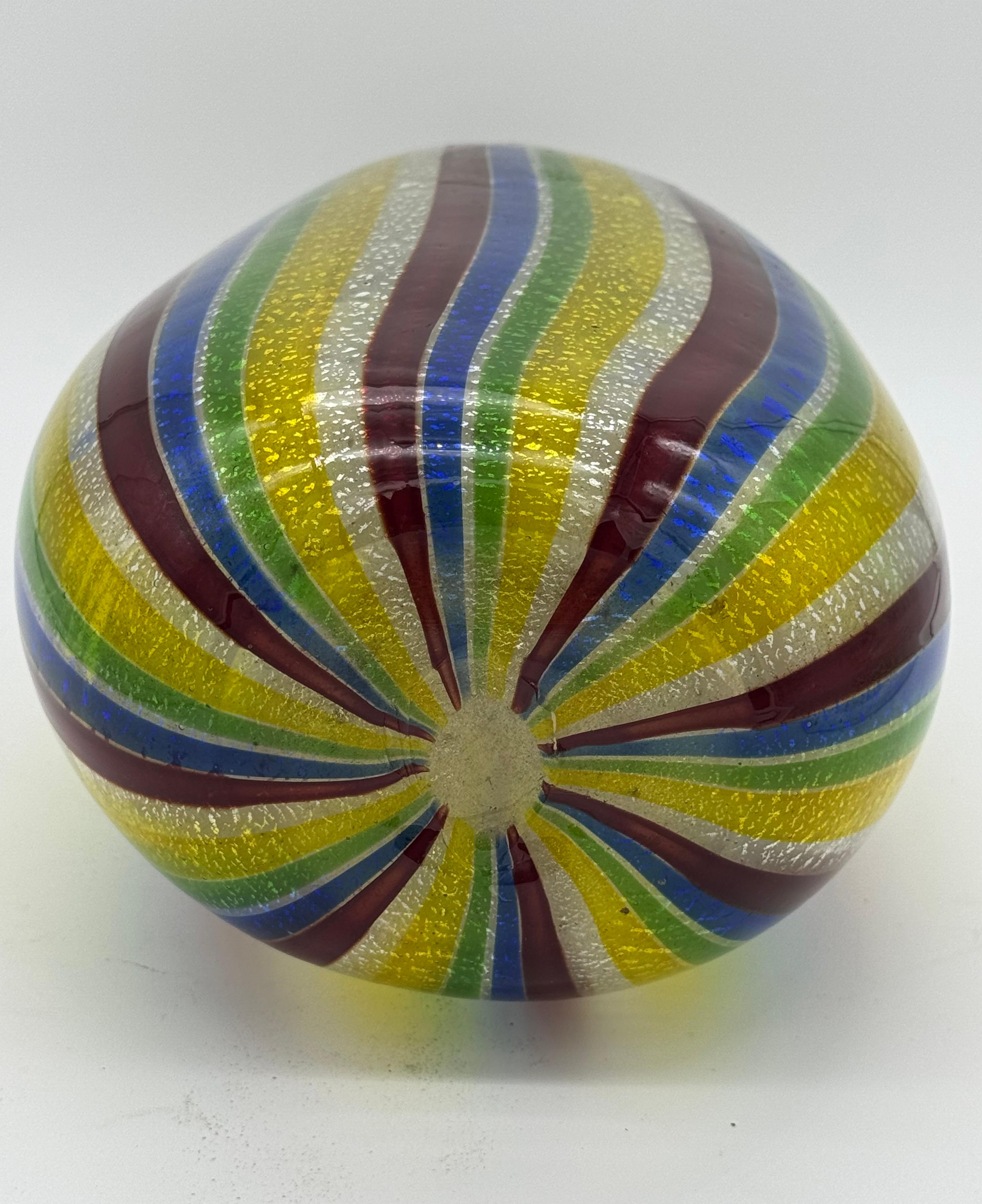 Vaso ovale di Murano della Vitreria A.VE.M modello 1266 Anzolo Fuga - 1953. in vendita 1