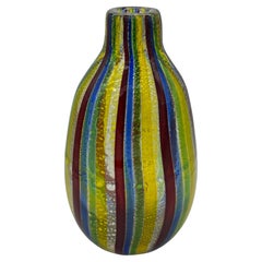 Ovale Murano-Vase von Vitreria A.VE.M Modell 1266 Anzolo Fuga - 1953.