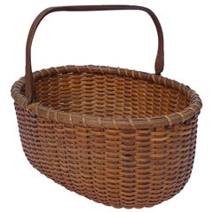 Antique Oval Nantucket Lightship Basket