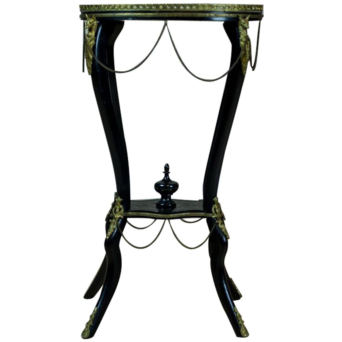 Ovaler Tisch im Stil Napoleons III., um 1850 im Angebot