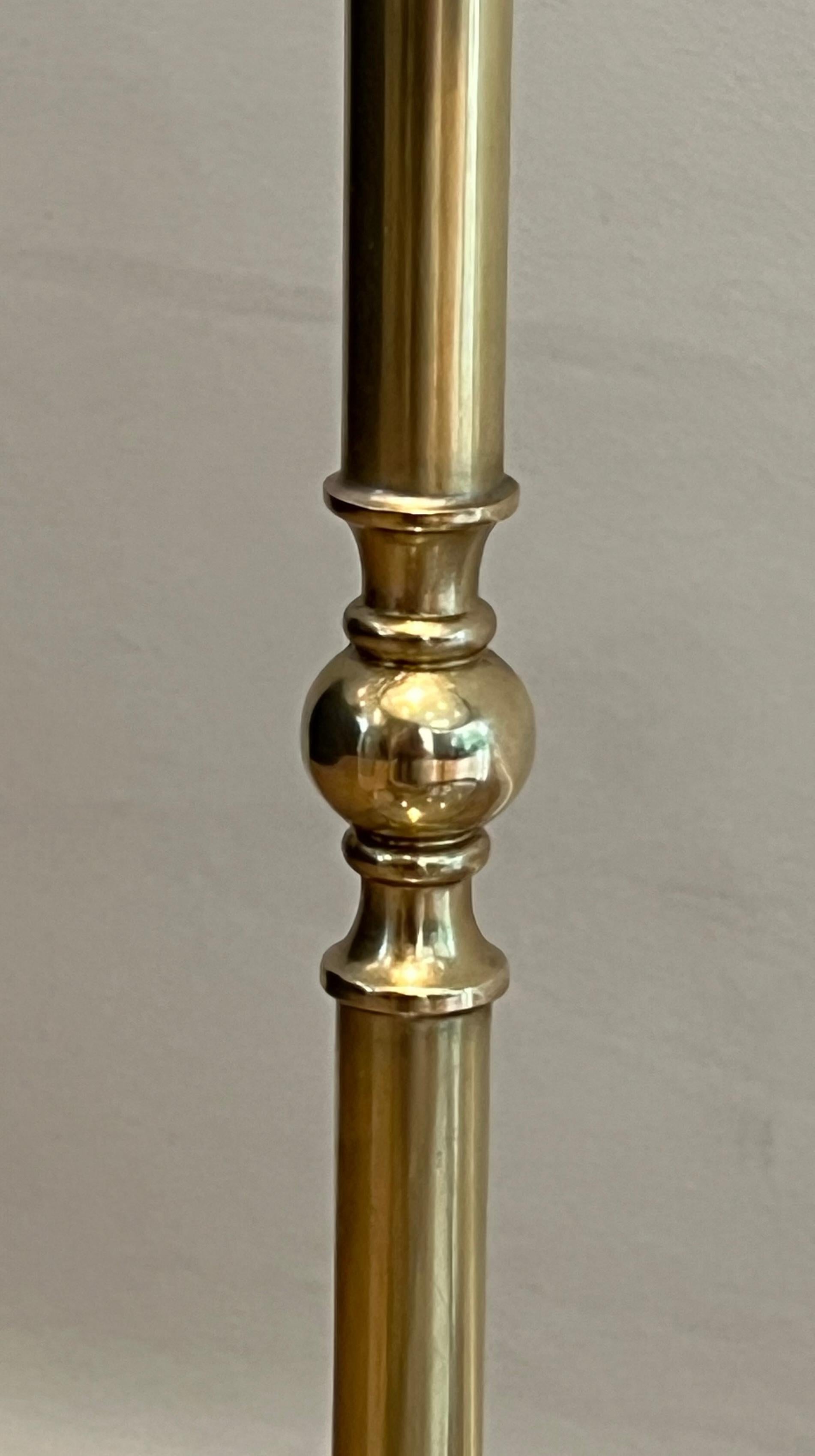 Oval Neoclassical Style Brass Bar Cart Attributed to Maison Jansen 11