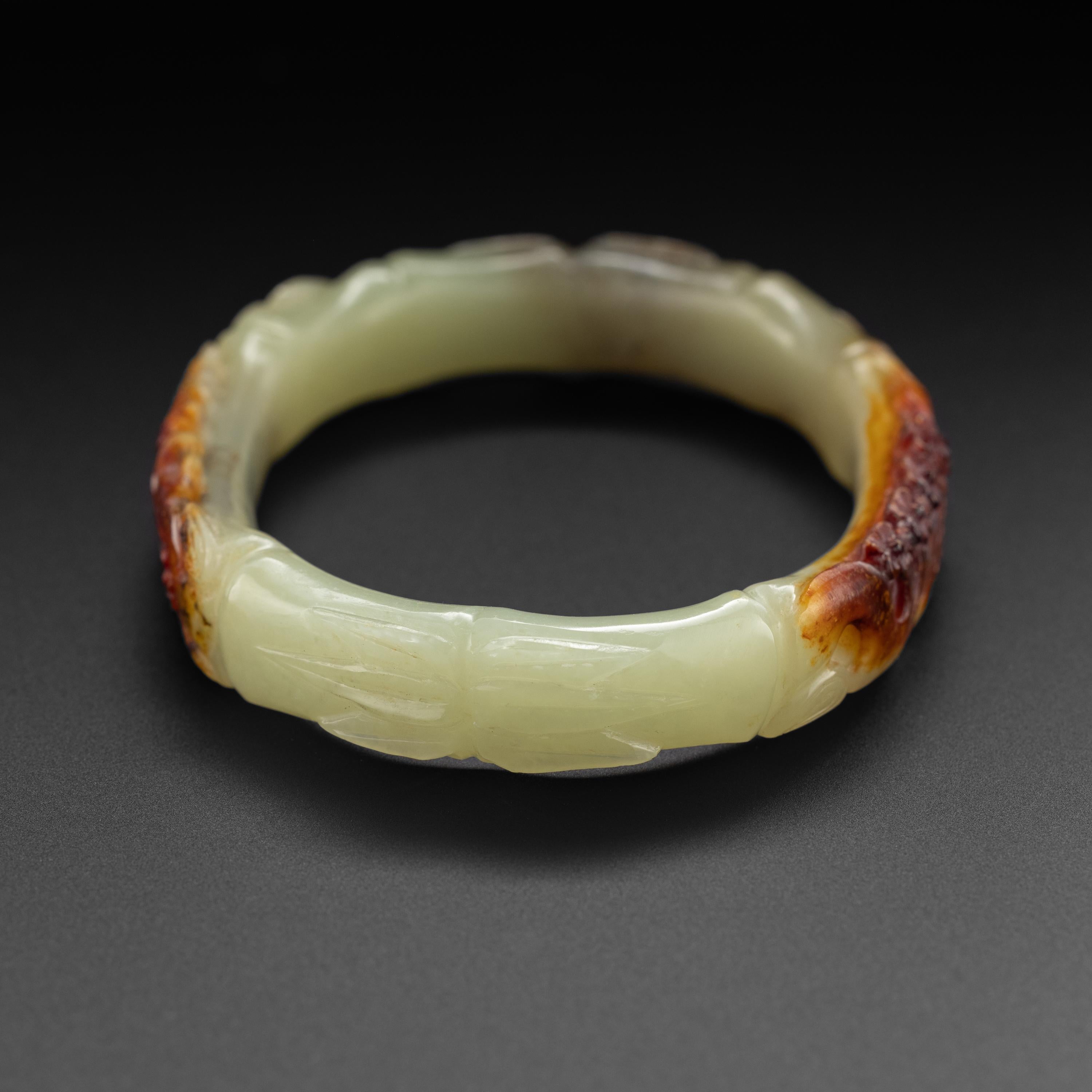 oval jade bangle