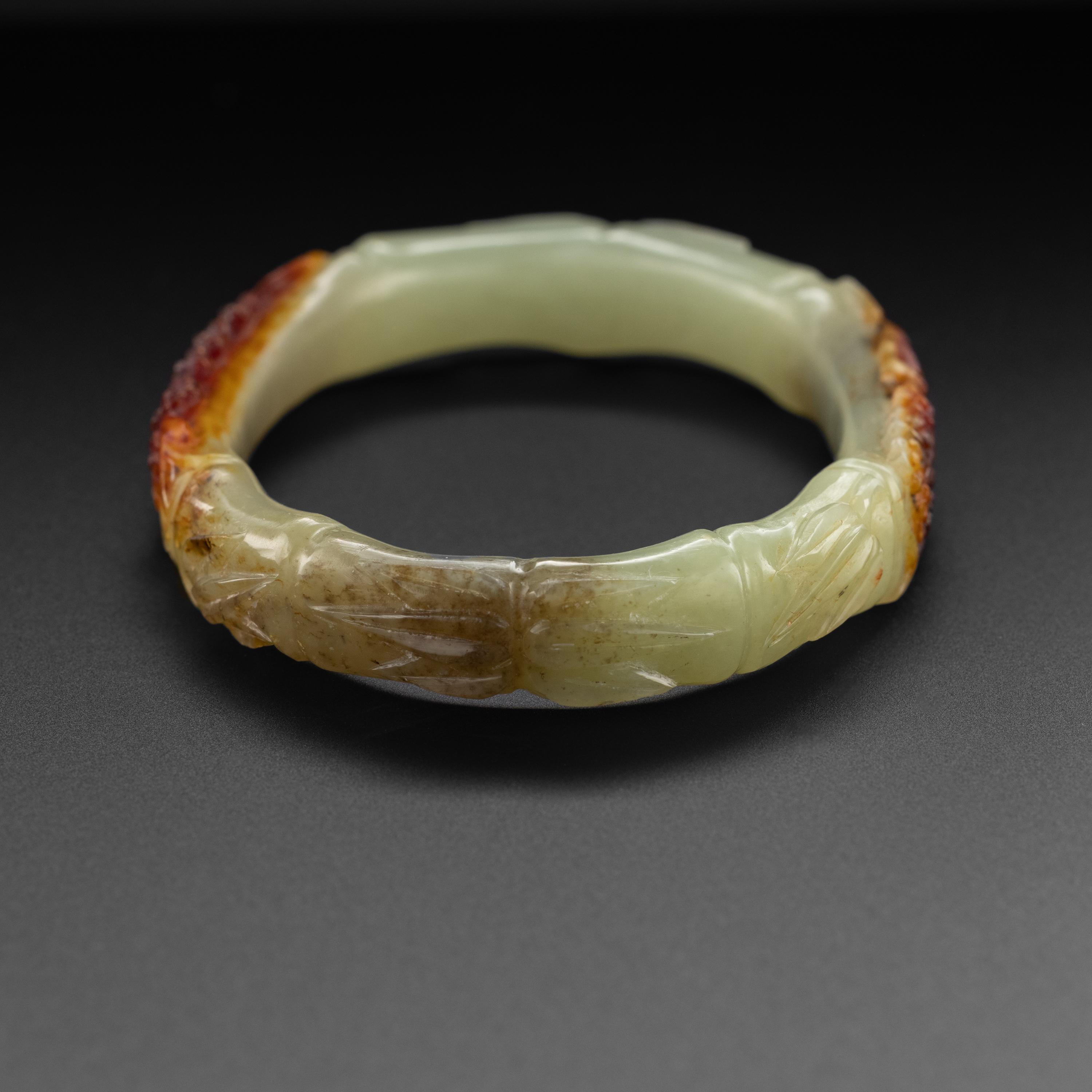 carved jade bangle