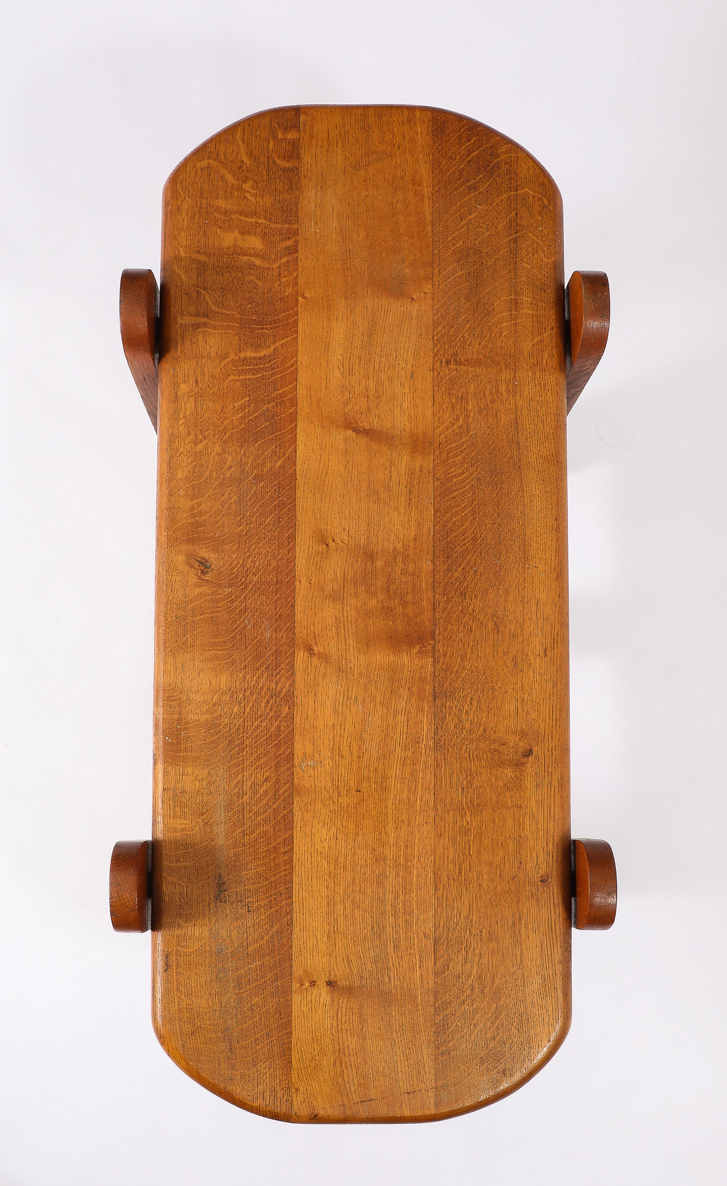 20ième siècle Table basse ovale, France, années 1950 en vente