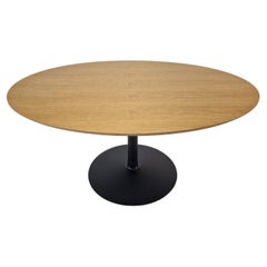 Oval Oak Dining Table by Pierre Paulin for Artifort