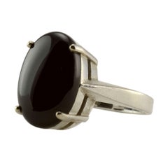 Oval Onyx Ring