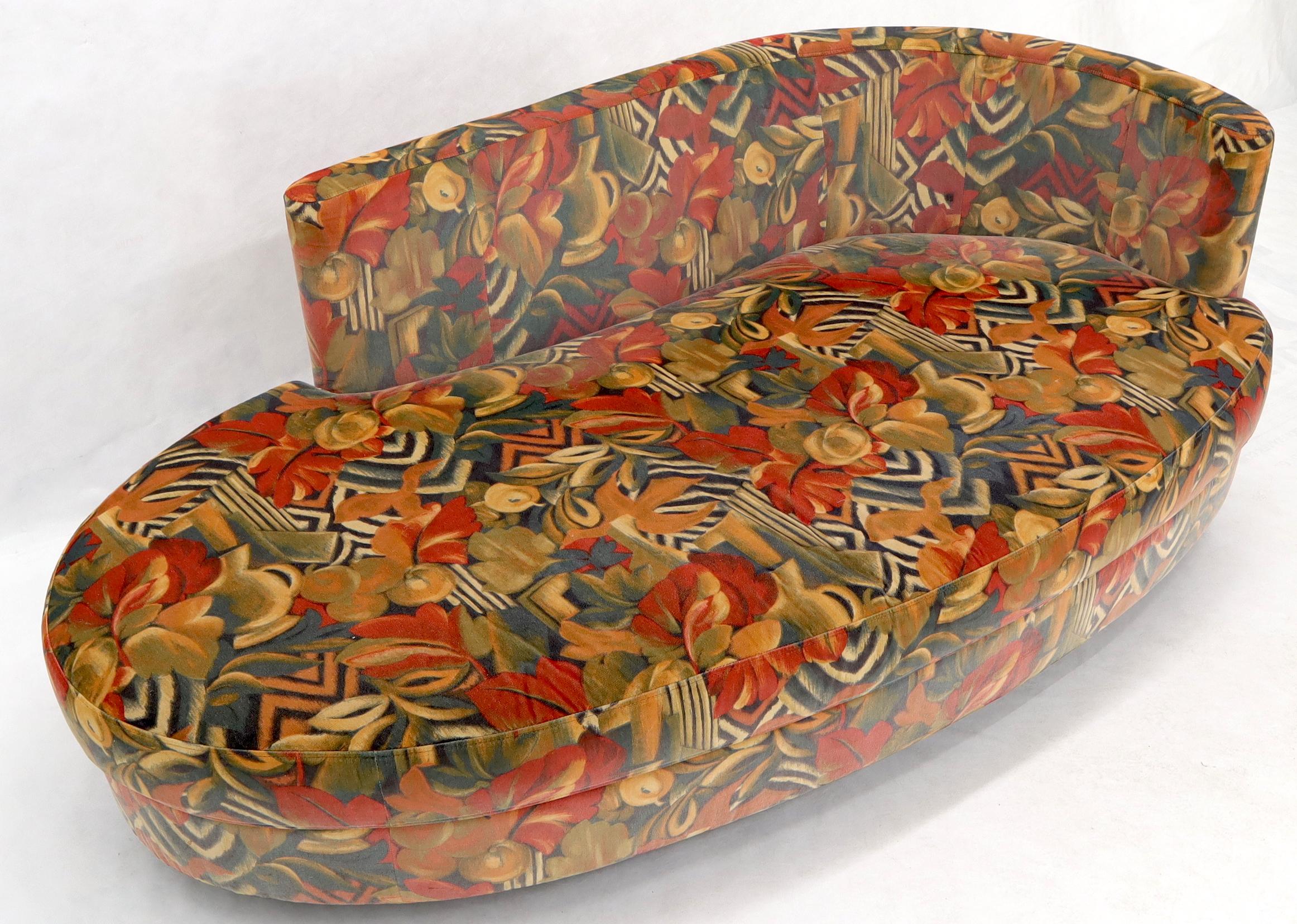 Oval Organic Shape Chaise Lounge Sofa Daybed (Moderne der Mitte des Jahrhunderts)