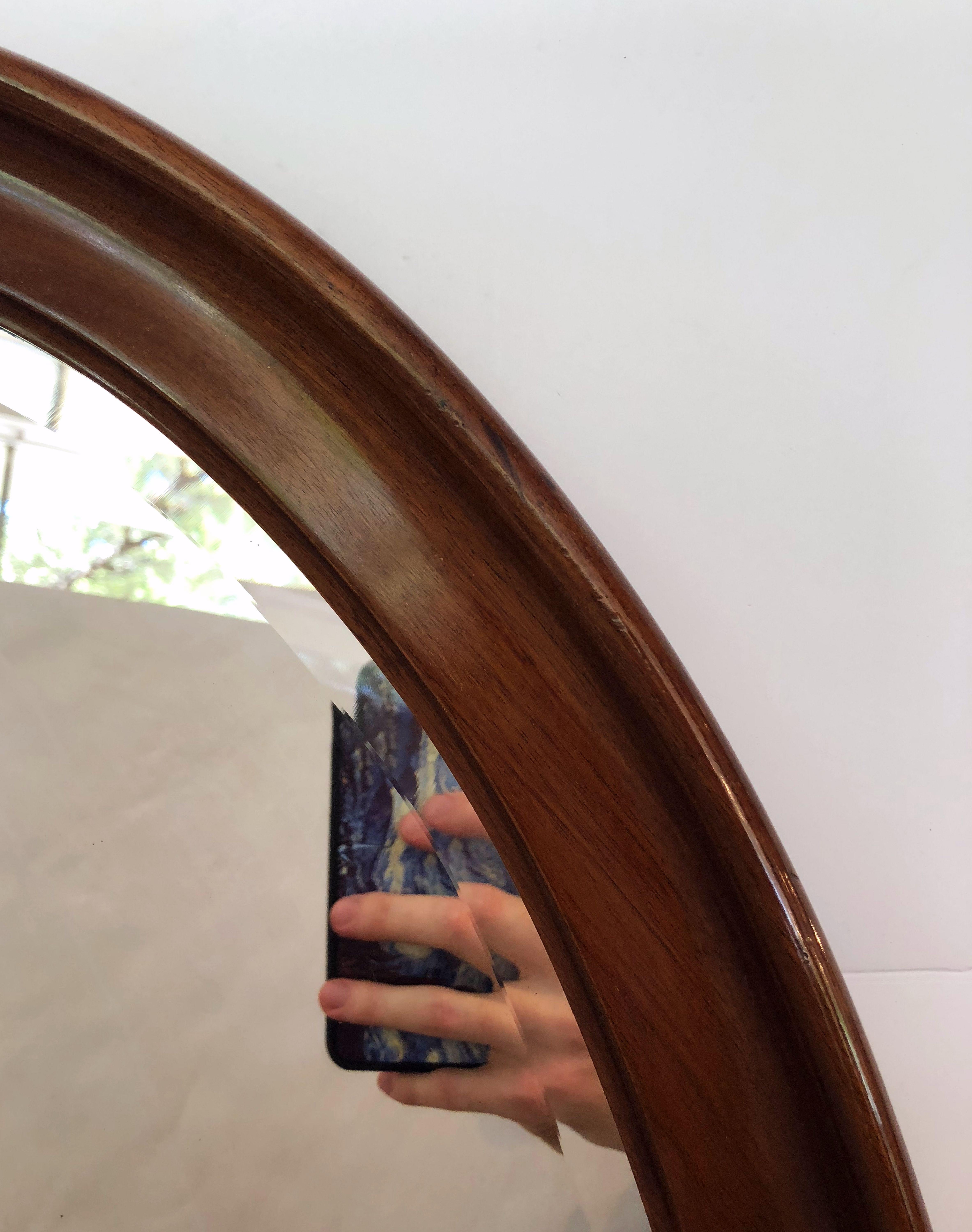 Oval Parlor Mirror of Mahogany from England 2