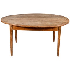 Oval Pine Dining Table 